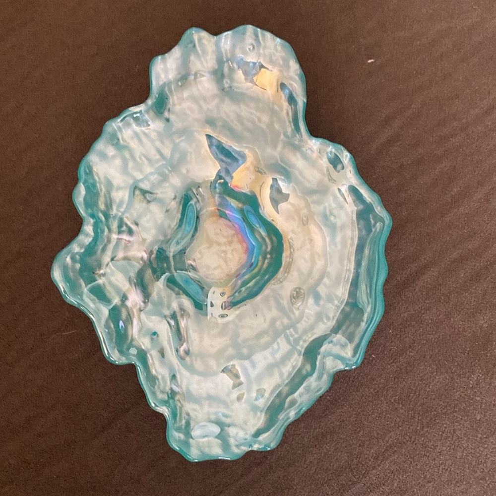3 beautiful ACKAM TURKISH oyster plates.